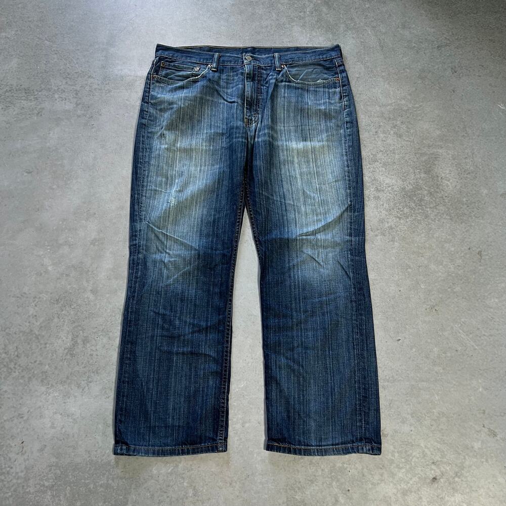 Levi's 514 Relaxed Straight Men's Size 38x30 Blue Loose Denim Jeans